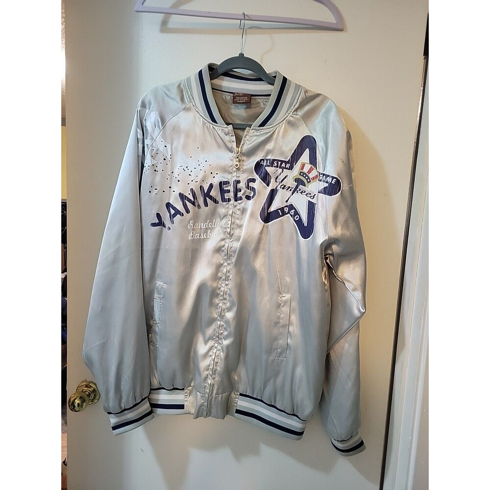 REDUCED PRICE:  Red Jacket Brand Mans New York Yankees Jacket XL stain on sleeve